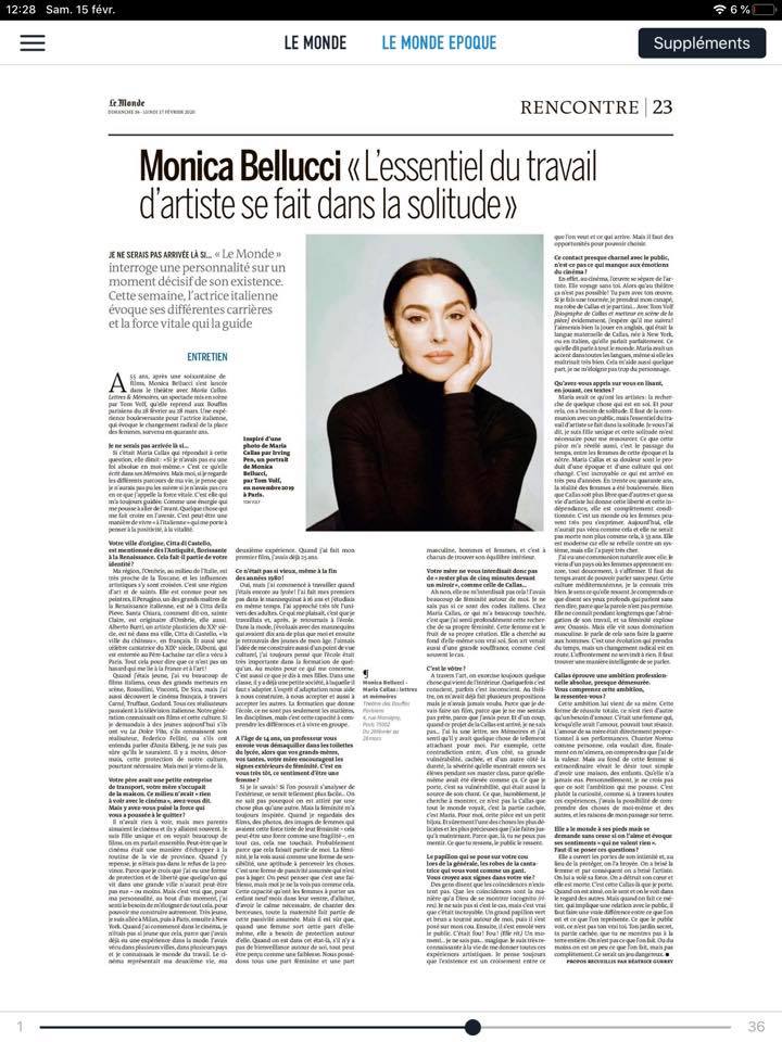 Le Monde — entretien rencontre