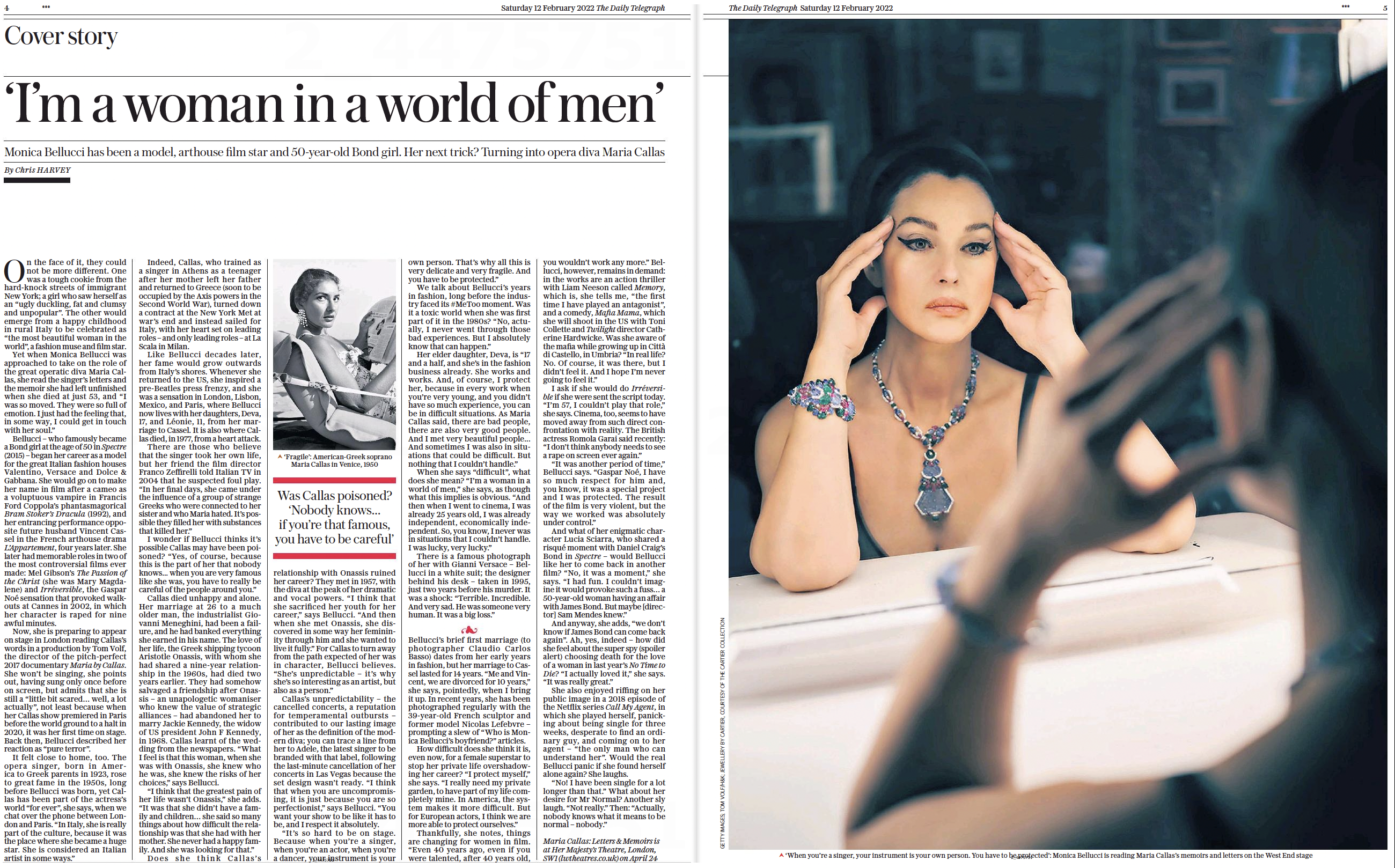 The Telegraph — print édition Im a woman in a world of men